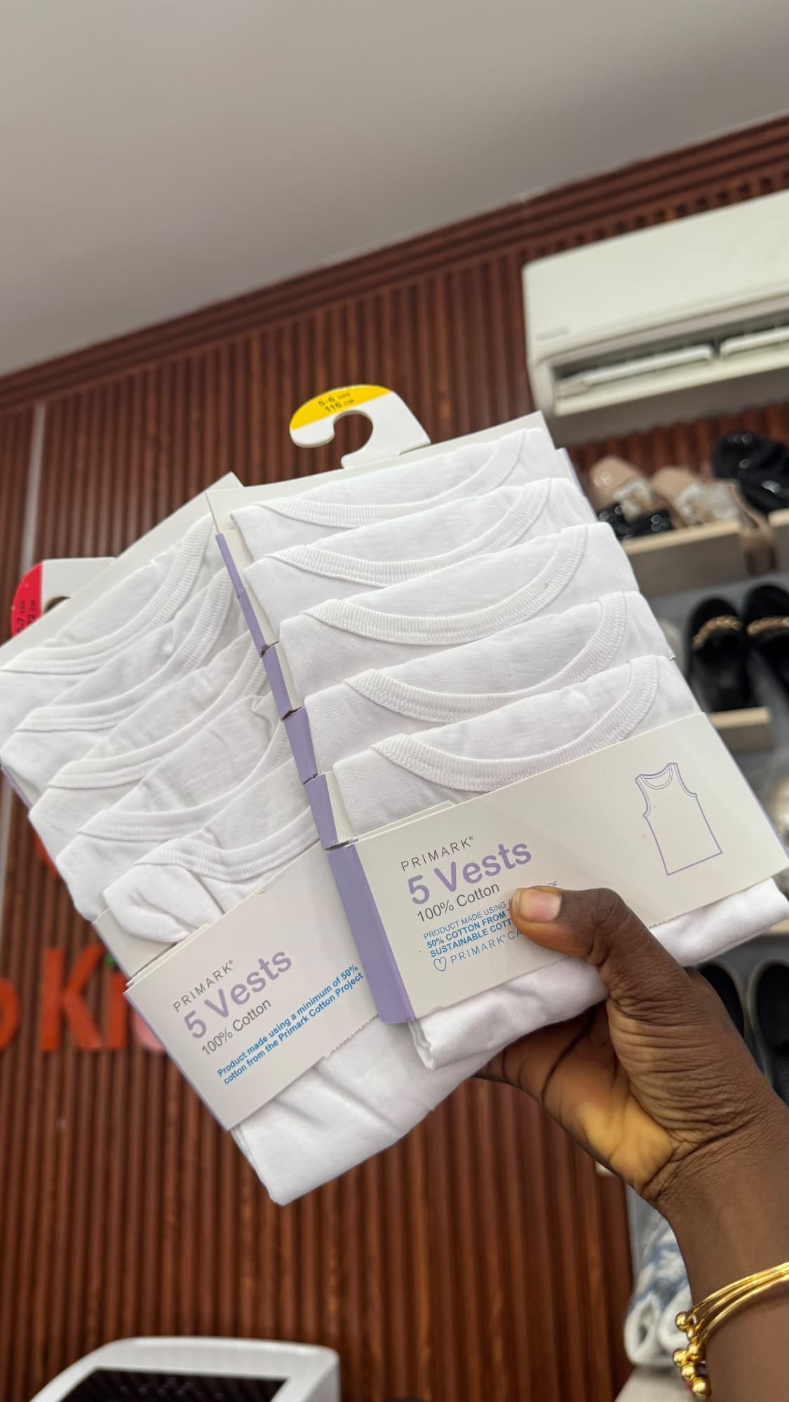 Primark 5 set vest
